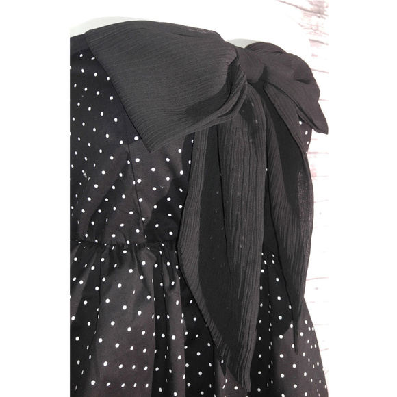 NEW Papaya Strapless Black Dress Medium - Picture 5 of 12